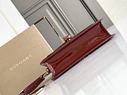 BVLGARI Serpenti Forever Shoulder Bag Red Wine 22x15x4.5cm - 6