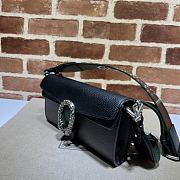 Gucci Dionysus Small Shoulder Bag Black 25x14x4cm - 2