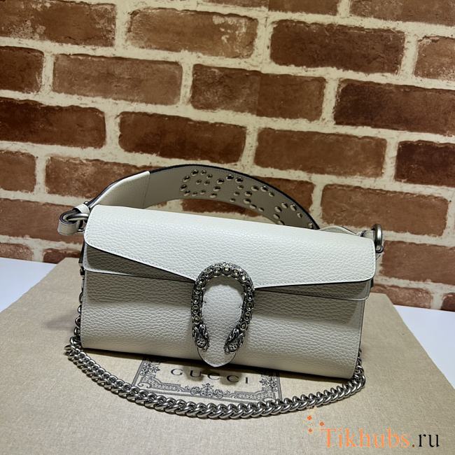 Gucci Dionysus Small Shoulder Bag White 25x14x4cm - 1