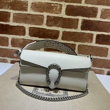 Gucci Dionysus Small Shoulder Bag White 25x14x4cm