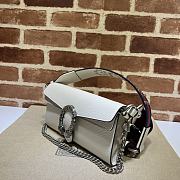 Gucci Dionysus Small Shoulder Bag White 25x14x4cm - 6