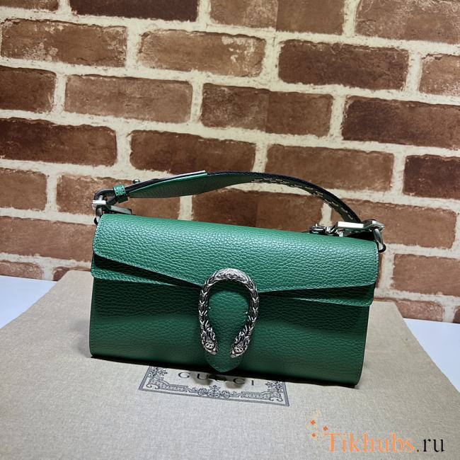 Gucci Dionysus Small Shoulder Bag Green 25x14x4cm - 1