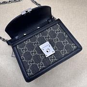Gucci Ophidia GG Mini Shoulder Bag Black 17.5x13x6cm - 5