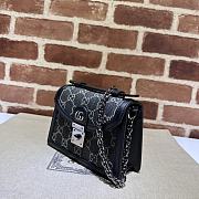 Gucci Ophidia GG Mini Shoulder Bag Black 17.5x13x6cm - 4