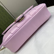 Gucci GG Marmont Small Shoulder Bag Pink 26cm - 5