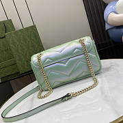 Gucci GG Marmont Small Shoulder Bag Green 26cm - 5