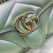 Gucci GG Marmont Small Shoulder Bag Green 26cm - 4