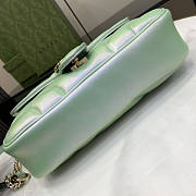 Gucci GG Marmont Small Shoulder Bag Green 26cm - 2