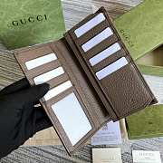 Gucci Ophidia Long Wallet Brown 17.5x9cm - 4