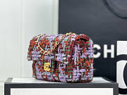 Chanel Flap Bag Tweed Bag 20cm - 6