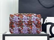 Chanel Flap Bag Tweed Bag 20cm - 4