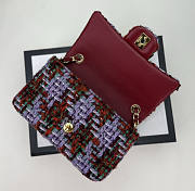 Chanel Flap Bag Tweed Bag 20cm - 3