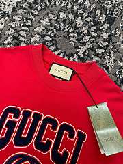 Gucci Cotton Jersey Sweatshirt Red - 5