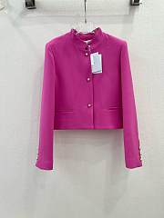 Dior Cropped Jacket Passion Pink  - 1