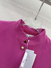 Dior Cropped Jacket Passion Pink  - 2