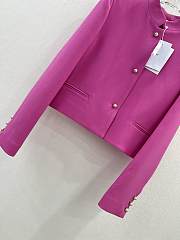 Dior Cropped Jacket Passion Pink  - 3