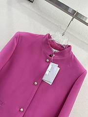 Dior Cropped Jacket Passion Pink  - 4