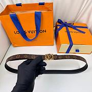 Louis Vuitton LV Josephine 18mm Reversible Belt - 1