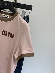 Miumiu Crop Top Pink  - 2