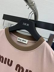 Miumiu Crop Top Pink  - 3