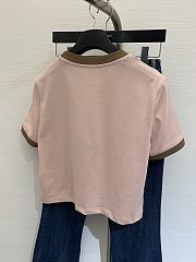 Miumiu Crop Top Pink  - 4