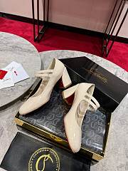 Christian louboutin Miss Jane 55 mm Pumps Patent White - 4