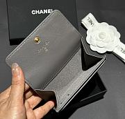 Chanel 19 Grey Wallet 11x7.5x2cm - 5