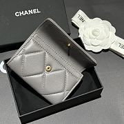 Chanel 19 Grey Wallet 11x7.5x2cm - 2