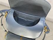 Dior Bobby Bag Blue 22x17x6cm - 2