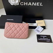 Chanel Caviar Quilted Small Cosmetic Case Pink 15x8.5cm - 2