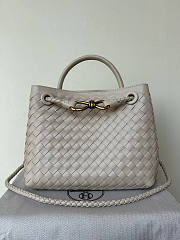 Bottega Veneta Small Andiamo Grey 25x22x10.5cm - 1