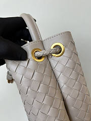 Bottega Veneta Small Andiamo Grey 25x22x10.5cm - 5