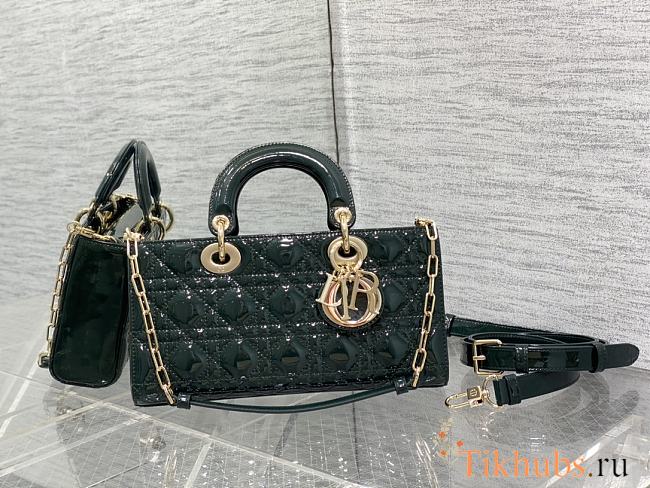 Dior Lady D-joy Bag Green Patent 26cm - 1