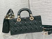 Dior Lady D-joy Bag Green Patent 26cm - 3