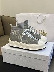 Dior Walk'n'Dior Platform Grey Sneaker - 1