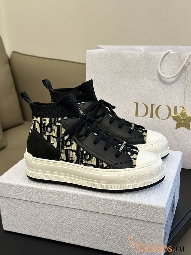 Dior Walk'n'Dior Platform Deep Blue Sneaker - 1