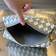 Bottega Veneta Small Loop Camera Bag Agate Grey Glacier 22x15.5x9cm - 3