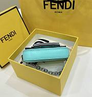 Fendi Tiffany Nano Baguette Blue 10x17x2.5cm - 2