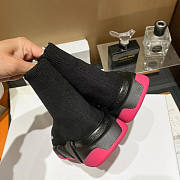 Balenciaga  Speed 2.0 Lace-Up Sneaker Black Pink  - 5