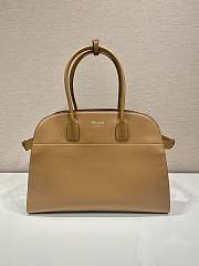 Prada Large Leather Tote Bag Caramel 40x29x20cm - 1