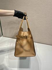 Prada Large Leather Tote Bag Caramel 40x29x20cm - 5