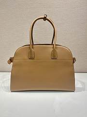 Prada Large Leather Tote Bag Caramel 40x29x20cm - 3