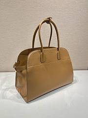 Prada Large Leather Tote Bag Caramel 40x29x20cm - 2