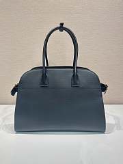 Prada Large Leather Tote Bag Black 40x29x20cm - 5