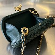 Bottega Veneta Knot Green 19x11.5x5cm - 6