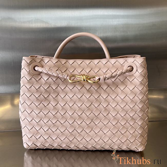 Bottega Veneta Medium Andiamo Light Pink 32.5x24x12cm - 1