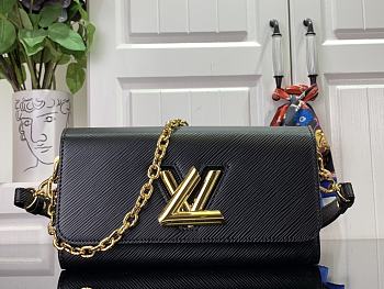 Louis Vuitton LV Twist West Bag Black 23.5 x 12 x 7 cm