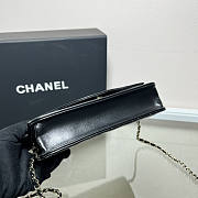 Chanel Flap Bag Wallet Black 19x12x3.5cm - 3