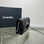 Chanel Flap Bag Wallet Black 19x12x3.5cm - 2