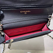 Chanel Flap Bag Wallet Black 19x12x3.5cm - 5